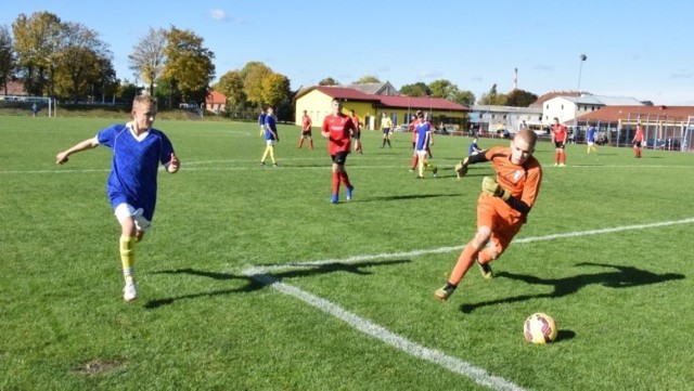 Mecz 6. kolejki w III lidze okręgowej juniorów młodszych - Pogoń Świebodzin vs Schnug Chociule