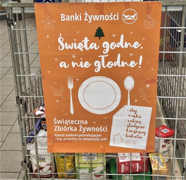 Świąteczna Zbiórka Żywności prowadzona będzie w kilkunastu marketach w Kwidzynie i Prabutach.
