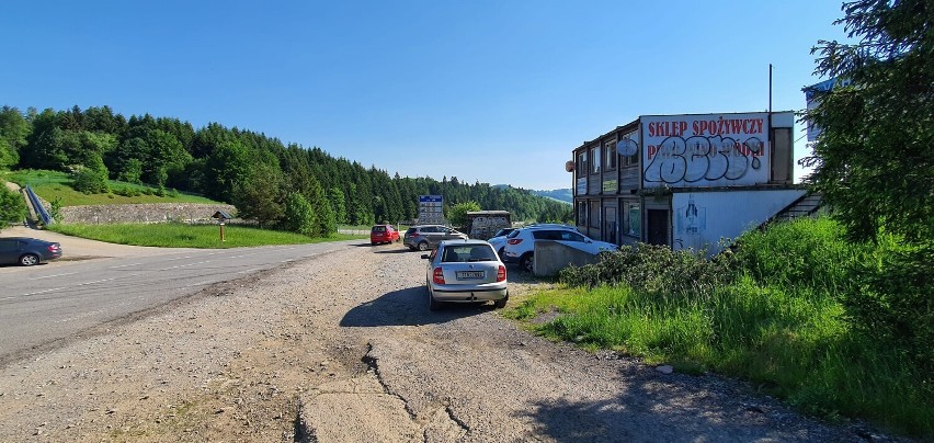 Trasa do ławeczki - parking proponowany