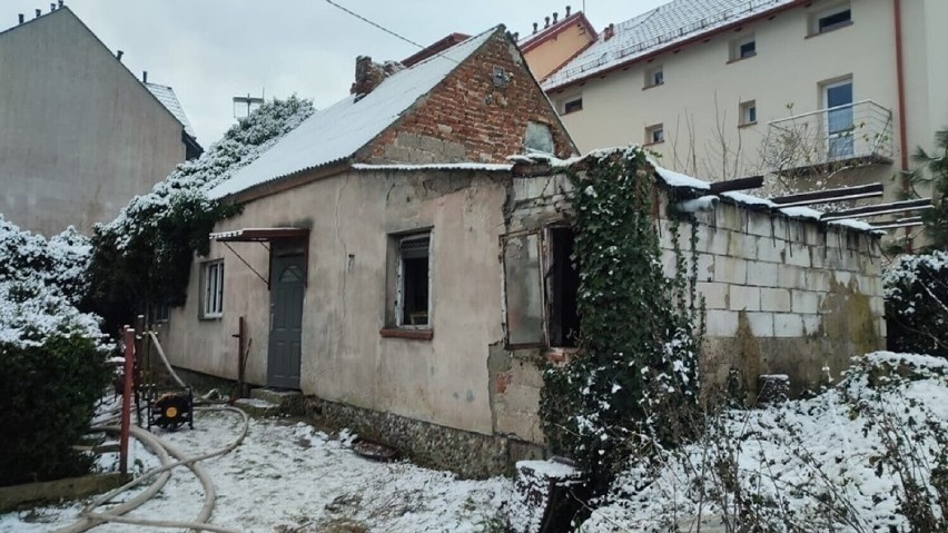 Pożar budynku parterowego we Władysławowie. Do zdarzenia...