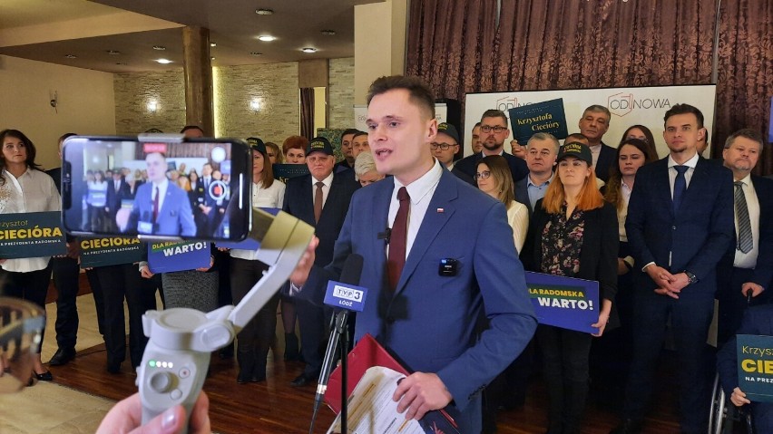 Poseł Krzysztof Ciecióra oficjalnie ogłosił, że kandyduje w...
