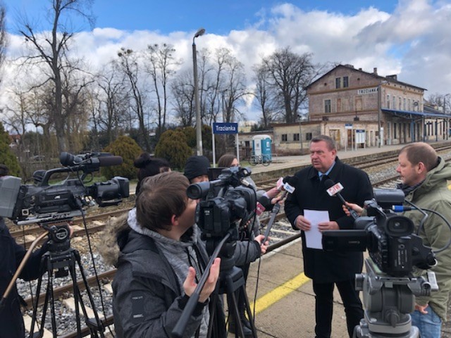 Krzysztof Czarnecki zaapelował do samorządów o lobbowanie elektryfikacji linii kolejowej z Piły do Krzyża Wlkp.