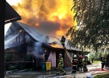 Łącko. Groźny pożar w dolinie Dunajca. Ogień pojawił się w przetwórni owoców