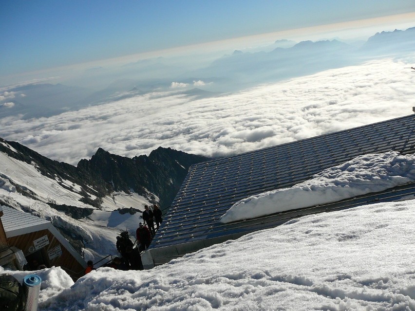 Widoki z Mont Blanc