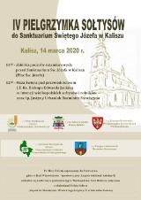 IV Pielgrzymka Sołtysów do Sanktuarium Świętego Józefa w Kaliszu już 14 marca
