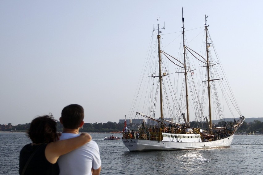 Zawisza Czarny wpłynął do sopockiej mariny (ZDJĘCIA)