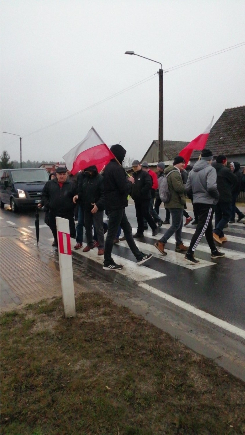 Protesty Agrounii - blokady dróg w województwie pomorskim ZDJĘCIA