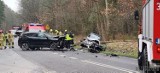 Wypadek w Dylakach pod Opolem. Zderzyły się tam dwa samochody osobowe. Dwie osoby są ranne. Na miejscu lądował śmigłowiec LPR