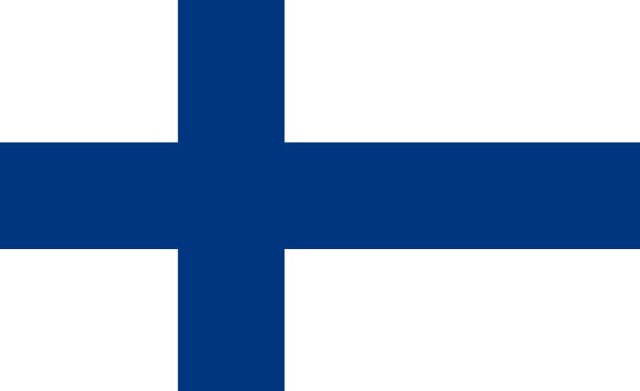 Źródło: http://commons.wikimedia.org/wiki/File:Flag_of_Finland.svg