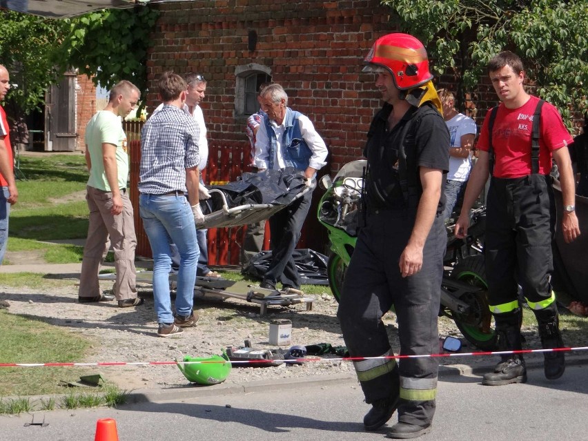 Wskutek wypadku motocyklu w Mieleszynie zginął 44-letni...