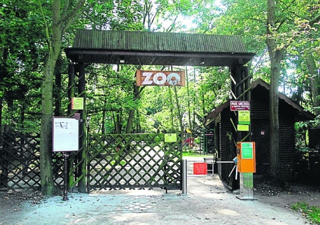 Wejście do nowotomyskiego Ogrodu Zoologicznego