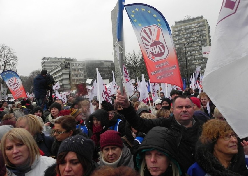 Manifestacja nauczycieli w Warszawie (19 listopada 2016 r.)