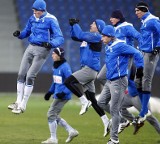 Piłkarze Lecha Poznań trenują przed meczem z ŁKS [WIDEO]