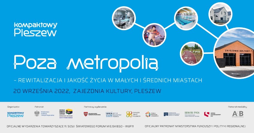 Problematyka małych i średnich miast okiem specjalistów i praktyków to temat przewodni konferencji, którą we wtorek, 20 września 2022 roku, organizuje Miasto i Gmina Pleszew