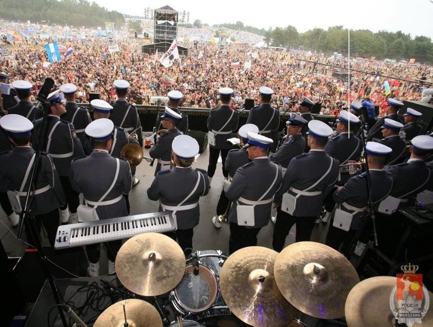 Policjanci z Warszawy grali na Przystanku Woodstock (ZDJĘCIA)