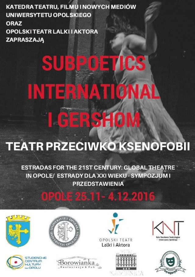 W piątek i sobotę w Opolskim Teatrze Lalki i Aktora będzie można zobaczyć wyjątkowe przedstawienia w ramach sympozjum poświęconemu Jerzemu Grotowskiemu.