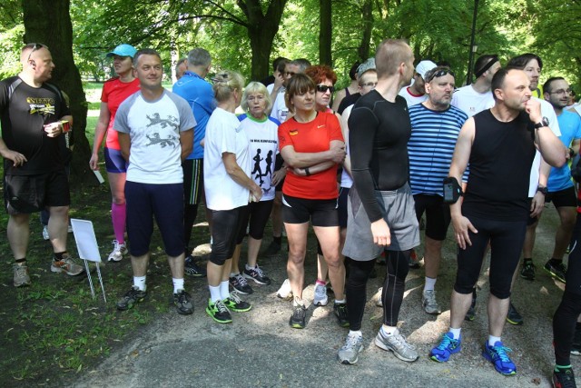 Parkrun w Parku Poniatowskiego w Łodzi - 31 maja 2014.