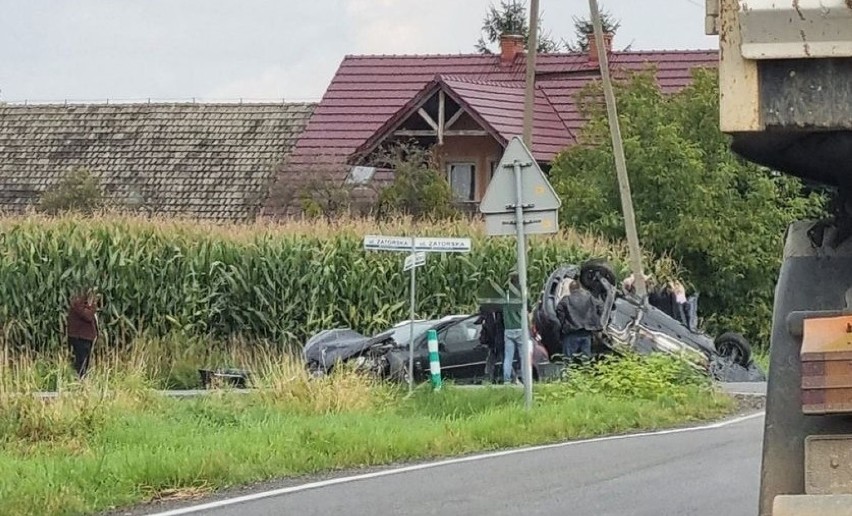 Groźny wypadek w Gierałtowicach, są ranni