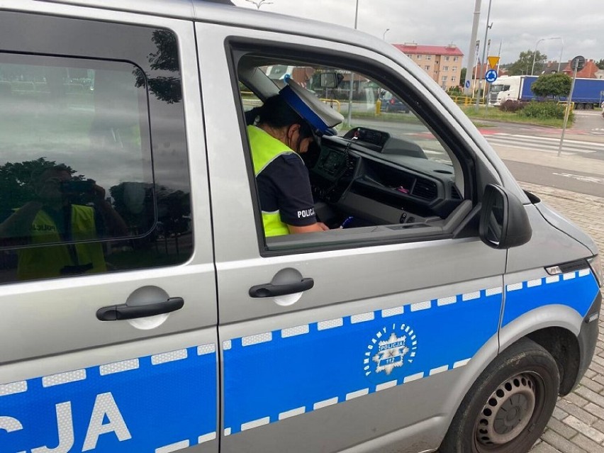 Lęborscy policjanci prowadzili działania „Niechronieni uczestnicy ruchu drogowego”