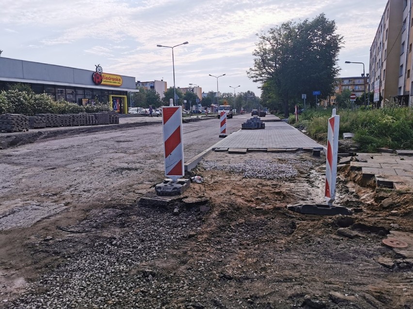 Remont ul. Belzackiej ma się zakończyć na przełomie lipca i...