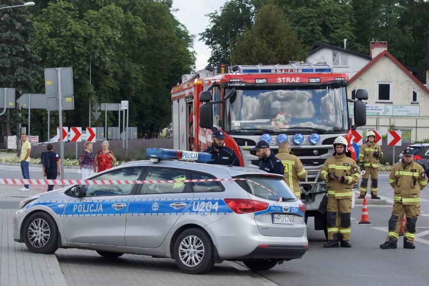 Brzeziny: Pijany kierowca staranował policyjny radiowóz