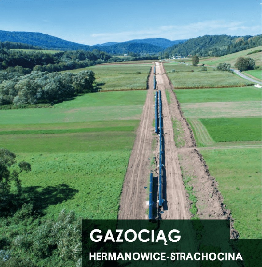 Gazociąg Hermanowice - Strachocina posłuży mieszkańcom siedmiu gmin 