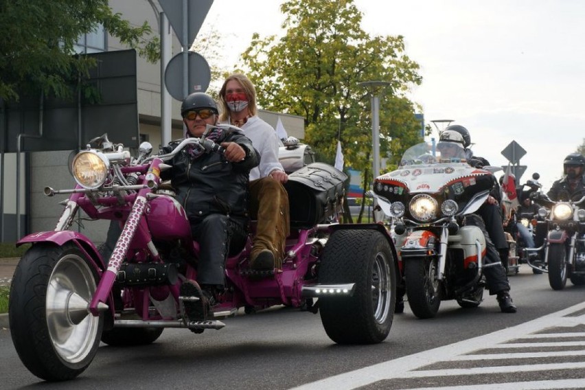 Parada motocyklistów w Żorach