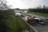 Autostrada A4 zablokowana. Tir zniszczył system viaTOLL