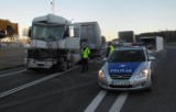 Wypadek na drodze S-10 koło Torunia [ZDJĘCIA]