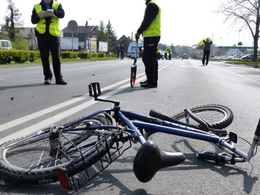 Wypadek na ulicy Fabrycznej miał miejsce dziś (7 kwietnia)...