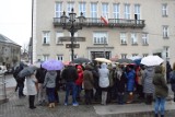 Protest pracowników Sądu Okręgowego w Bielsku-Białej [ZDJĘCIA]