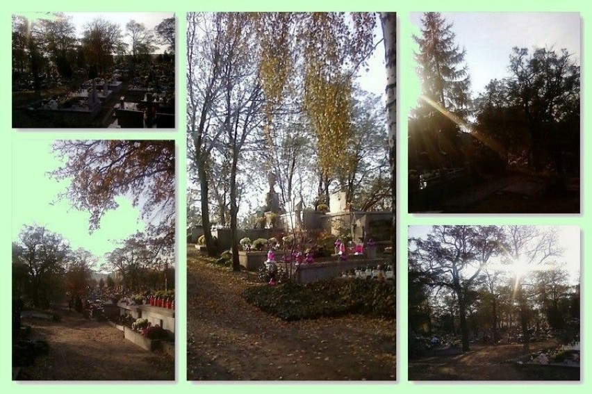 Dzień Zaduszny na cmentarzu w Radziejowie 2 listopada 2009...