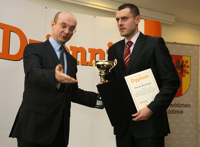 Tomasz Marecki (od prawej) wygrał plebiscyt rok temu