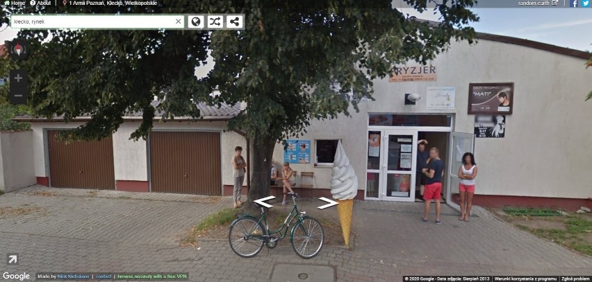 Gmina Kłecko i jej mieszkańcy na zdjęciach Google Street...