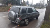 Wypadek na skrzyżowaniu Poprzecznej i Sucharskiego w Radomsku [ZDJĘCIA]