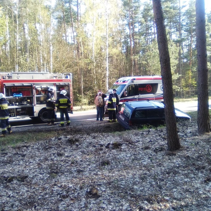 Kolizja na trasie Kujan - Dorotowo