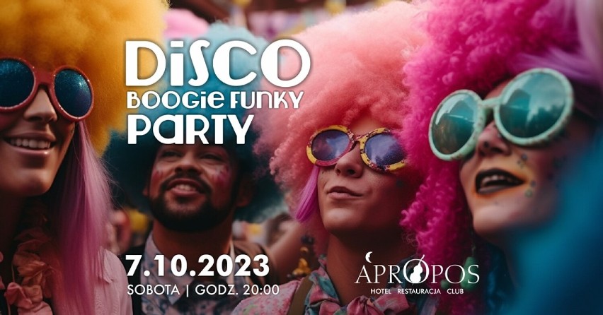 Impreza taneczna z muzyką disco, boogie i funky!...