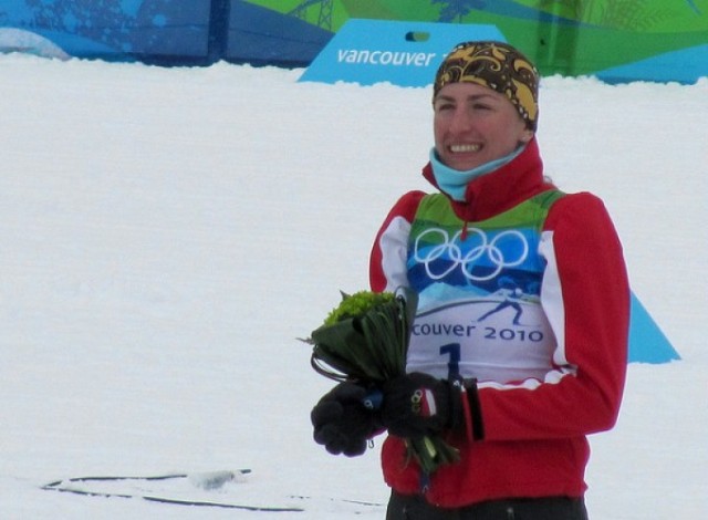Justyna Kowalczyk na mistrzostwach w Vancouver