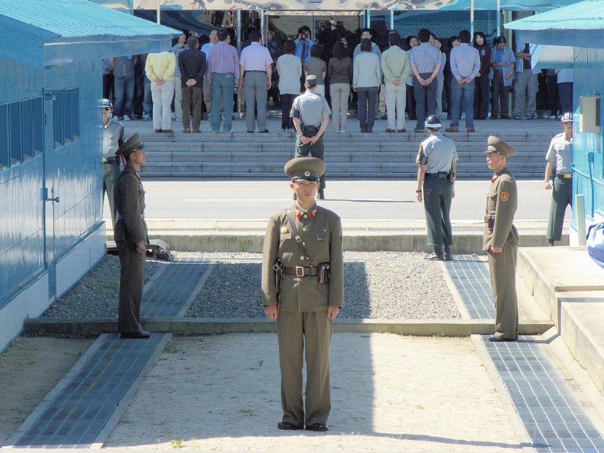 Jedyne czynne przejście graniczne pomiędzy Koreą Północną i...