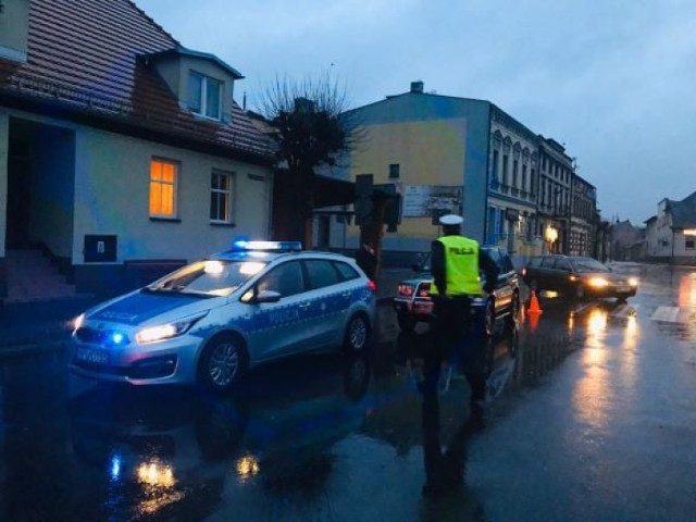 Potrącenie pieszej w Sierakowie