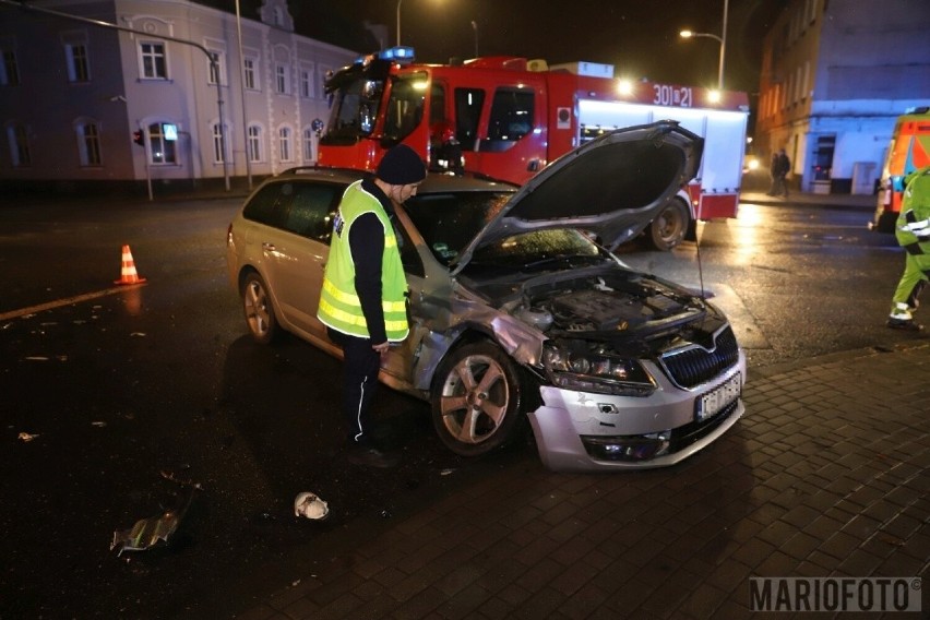 W Opolu zderzyły się łącznie cztery samochody. Dwa z nich...