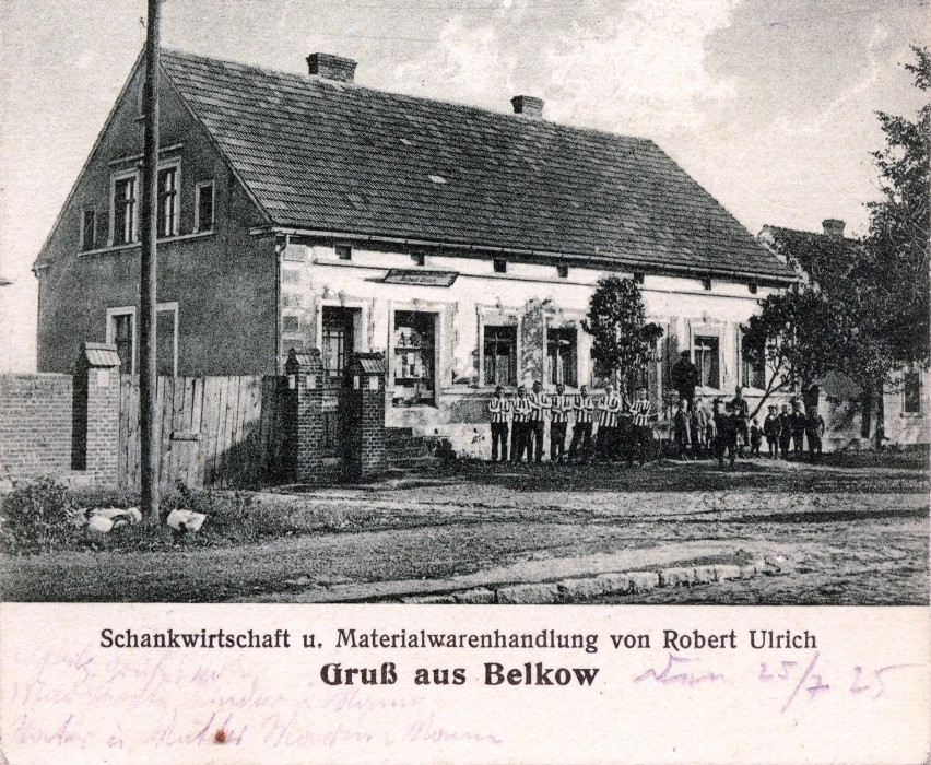 Belkow, obecnie Bielkowo w gminie Kobylanka, przed 1925...