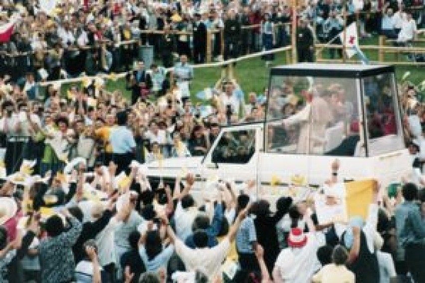 Jana Pawła II witano wołaniem "Witamy w Licheniu!"