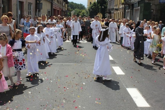 Procesja Bożego Ciała w Kole