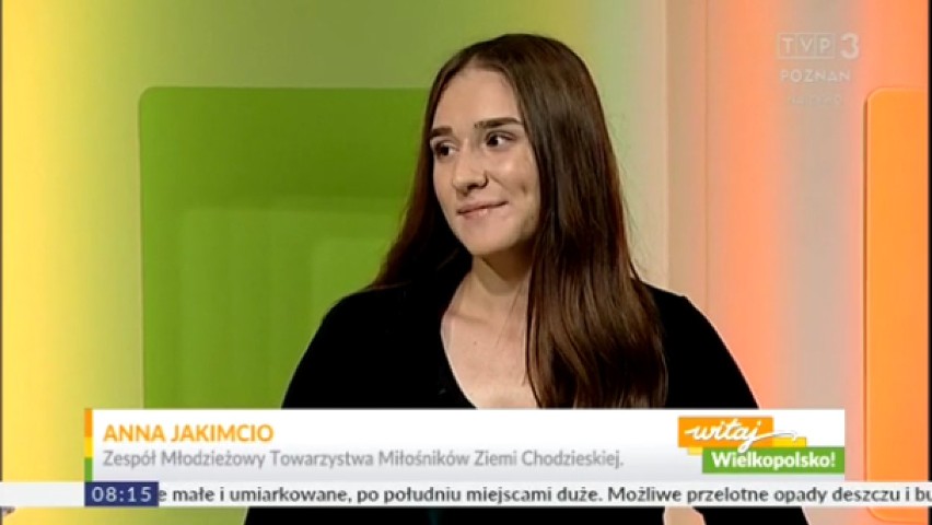 Towarzystwo Miłośników Ziemi Chodzieskiej: Młodzież opowiadała o swoich projektach w TV