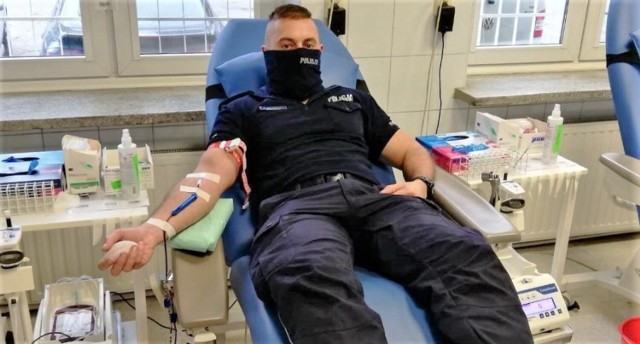 Oświęcimscy policjanci każdego roku mocno angażują się w akcje oddawania krwi