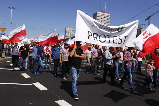 Protest rolników w Warszawie. Strajk wymusi zmiany w komunikacji miejskiej