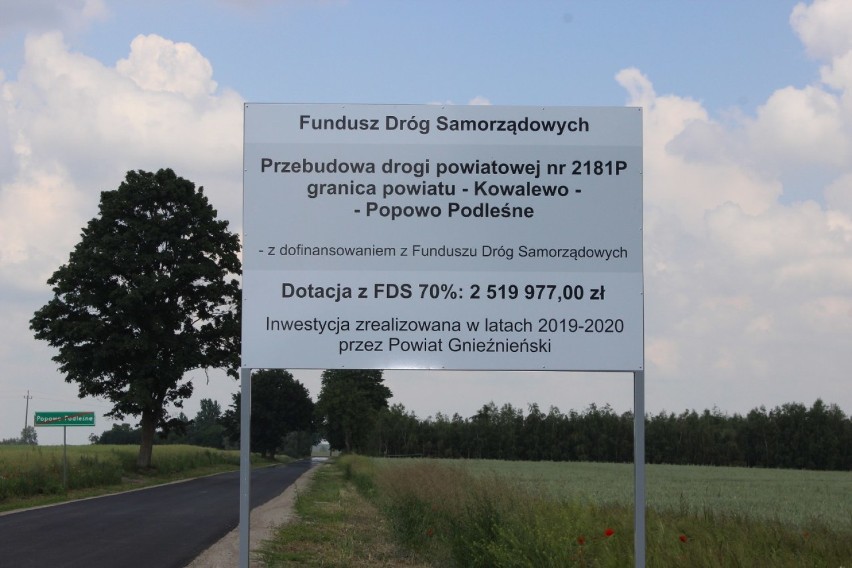 Przebudowa drogi w gminie Mieleszyn