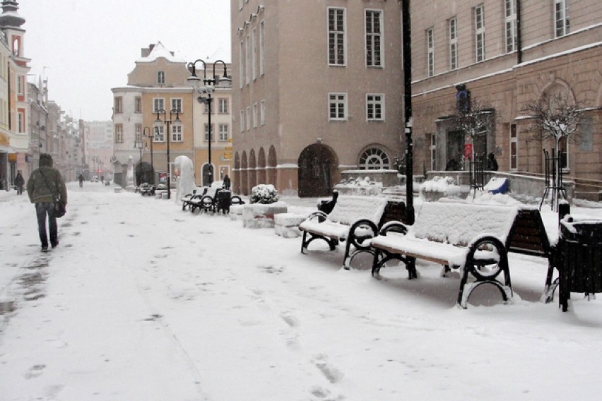 Prawdziwa zima zawitała do Opola na krótko...