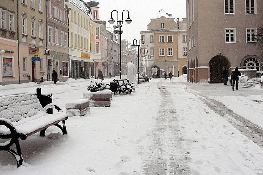 Prawdziwa zima zawitała do Opola na krótko...